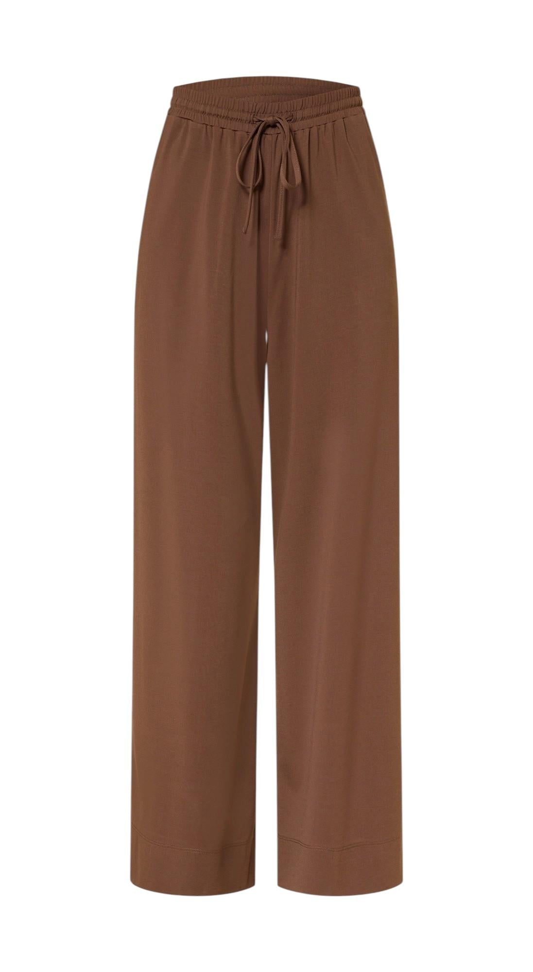 WEEKEND Pantalone Weekend donna 2615781012600 002 Modico in punto milano con elastico Marrone<BR/> 2615781012600 002 