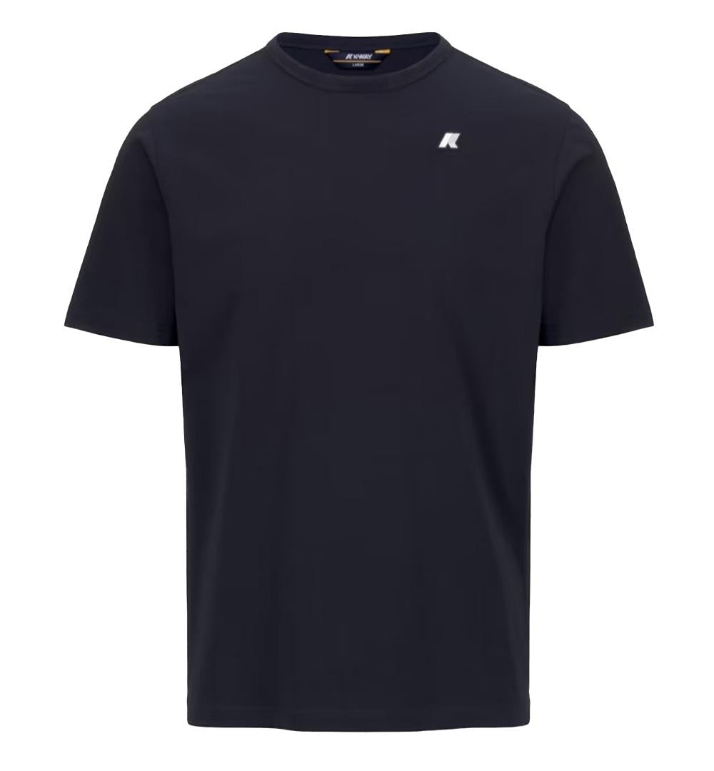 K-WAY T-shirt K-Way Solo Vertical Isobar uomo K3138PW Blu K3138PW K89 