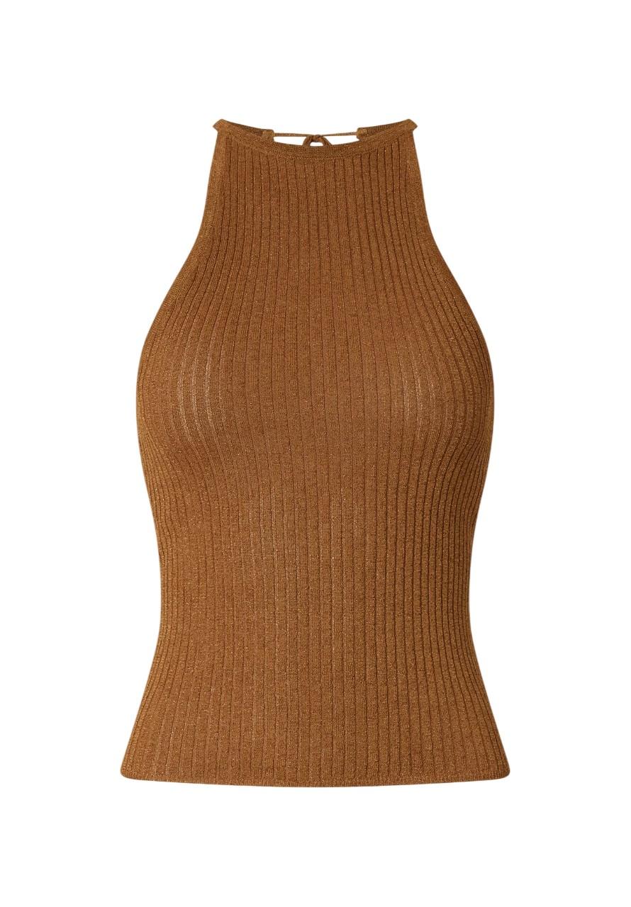 PINKO Top Pinko donna 106884A3BD L25 Linum Bronzo<BR/> 106884A3BD L25 