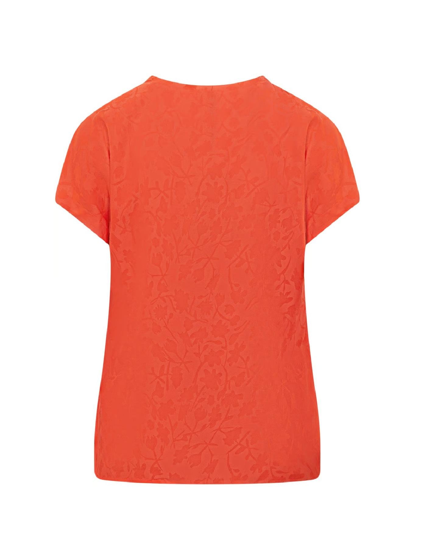 PINKO Blusa Pinko donna 100100A3AN A99 Farida con motivo floreale Arancio<BR/> 100100A3AN A99 