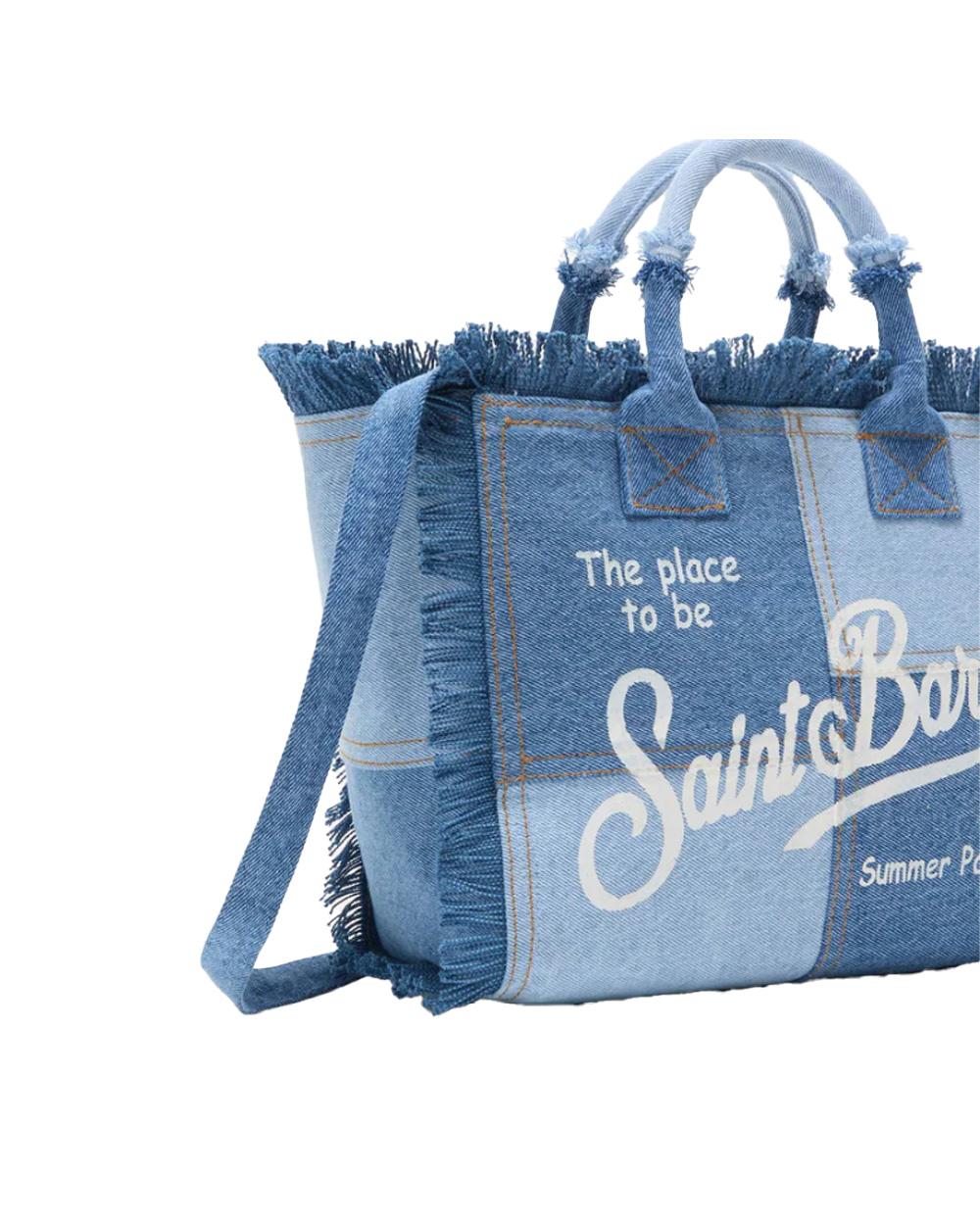 MC2 SAINT BARTH Borsa MC2 SAINT BARTH donna COLETTE Denim Patchwork COL000100402L Blu COL000100402L 00 