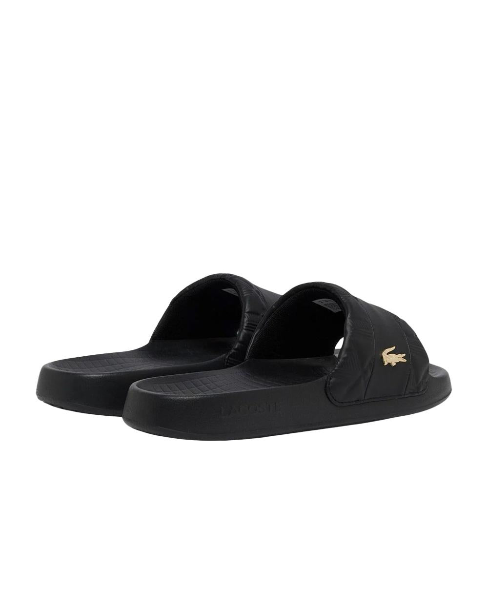 LACOSTE Ciabatte LACOSTE uomo Serve Slide Hybrid E03862 Nere E03862 1V7 