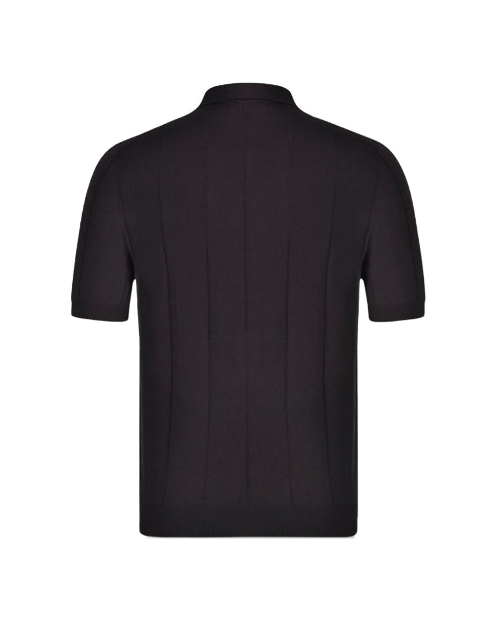 GRAN SASSO Polo GRAN SASSO uomo 5719120660 Nera skipper lavorazione a coste cottone 5719120660 099 