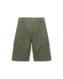 K-WAY men's K6133NW SERJE TWILL TECH Bermuda green cargo cotton pockets