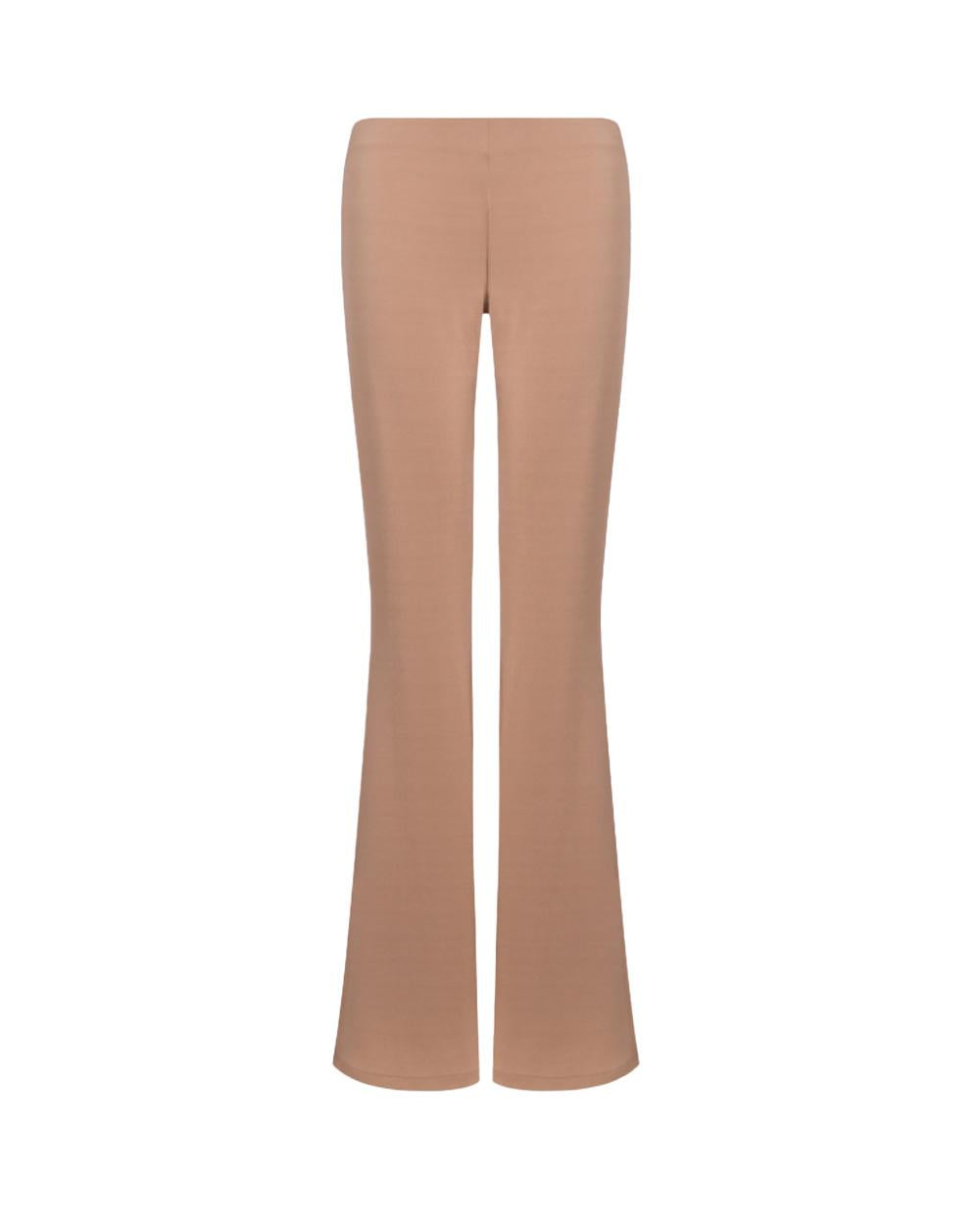 DONDUP Pantalone DONDUP donna slim DP878JS0316D Cammello viscosa slim ampia apertura DP878JS0316D 706 