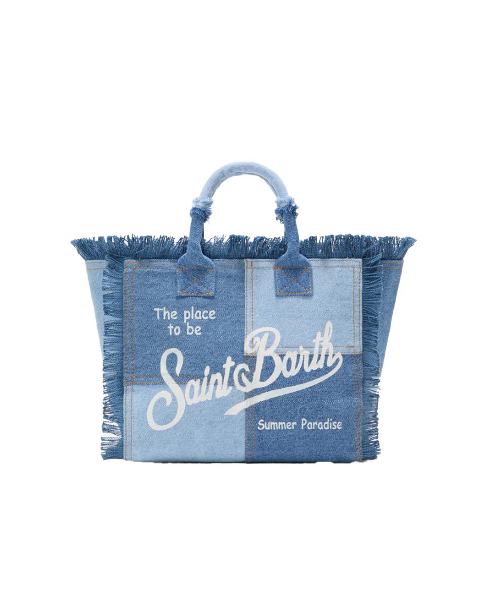 MC2 SAINT BARTH Borsa MC2 SAINT BARTH donna COLETTE Denim Patchwork COL000100402L Blu COL000100402L 00 