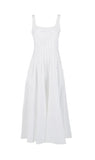 Abito Studio donna 2616221022600 001 Feltre con gonna ampia Bianco