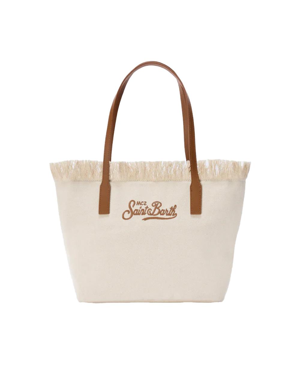 MC2 SAINT BARTH Borsa MC2 SAINT BARTH donna CITY BAG CANVAS CBF0000100302L Beige CBF0000100302L 1018 