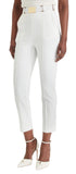 Elisabetta Franchi women's trousers PA17261E2360 Essential Collection Ivory