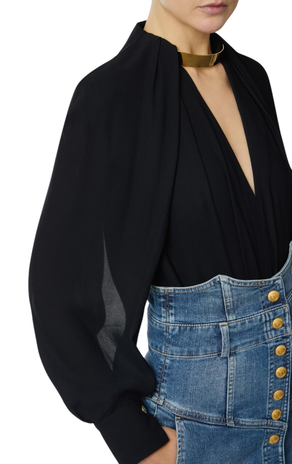 ELISABETTA FRANCHI Camicia Elisabetta Franchi donna CA12961E2110 Nero<BR/> CA12961E2 110 