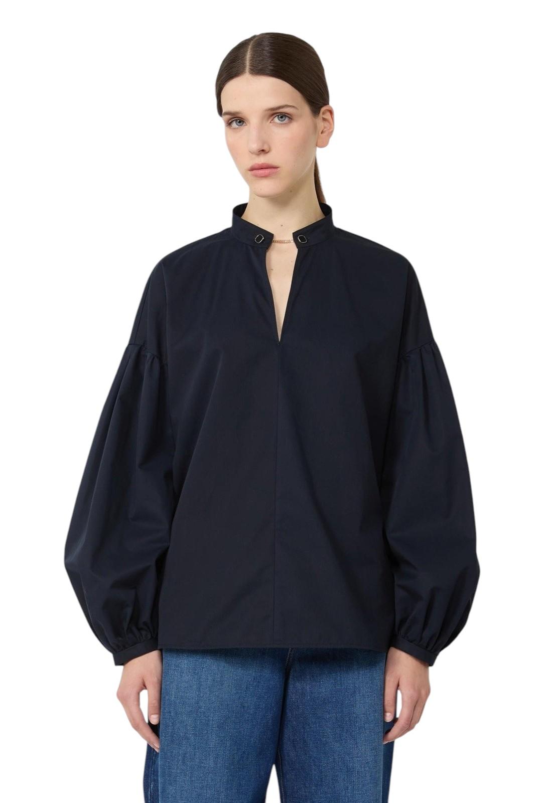 STUDIO Blusa Studio donna 2616191021600 004 Ginnasta in cotone Blu<BR/> 2616191021600 004 