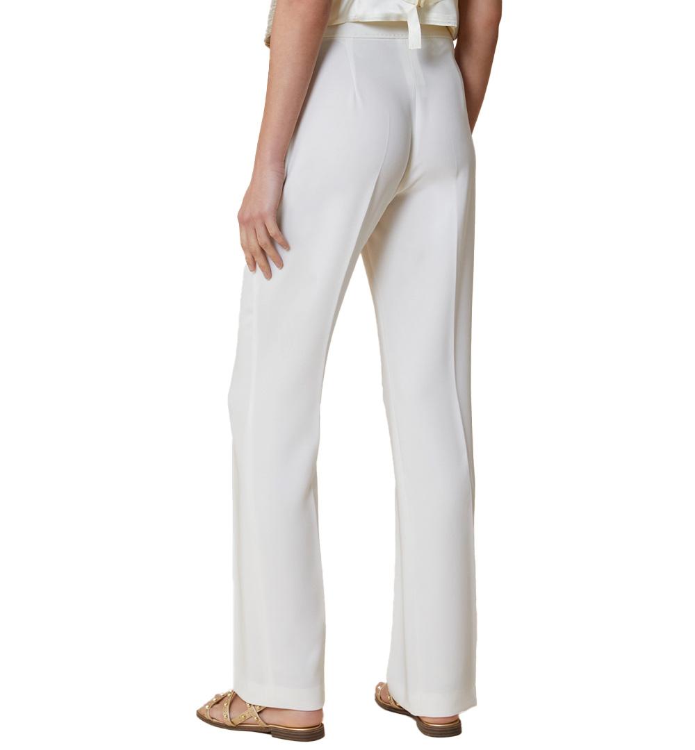 PENNYBLACK Pantalone Pennyblack donna Elenia 2511131092200 Bianco tasche gancio e zip 2511131092200 001 