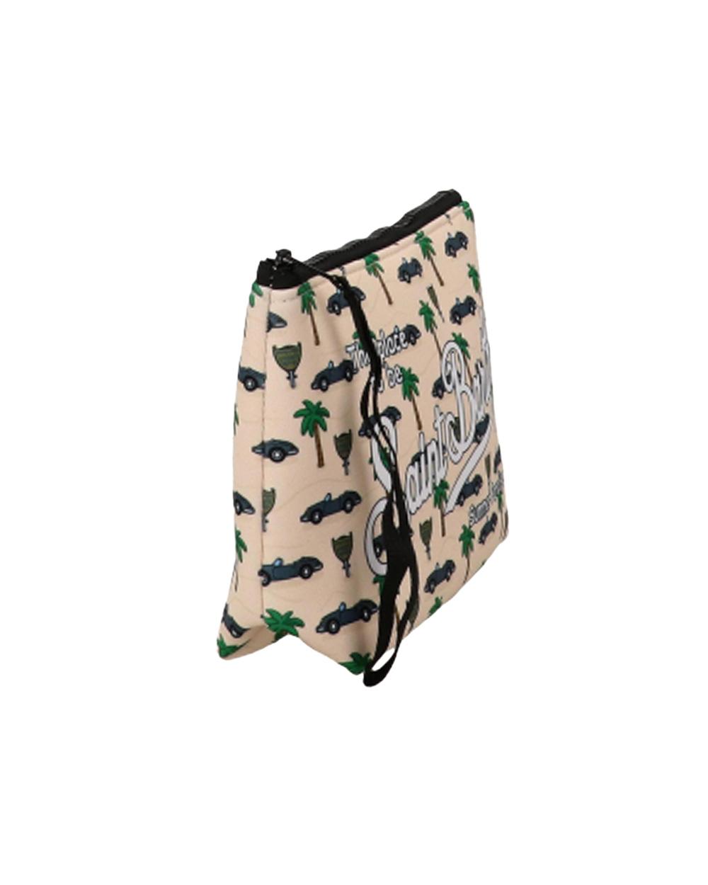 MC2 SAINT BARTH Pochette MC2 SAINT BARTH donna ALINE ALIN00100449L Beige stampa all over motor beverly hills. Chusura con zip. ALIN00100449L 11 