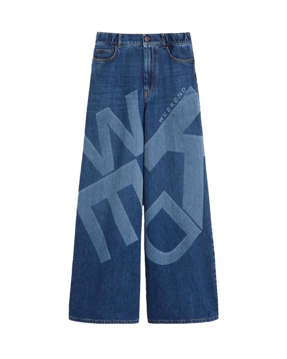 WEEKEND Jeans WEEKEND donna VORTICE 2615181011600 Blu denim gamba larga zip rivetti baschina 2615181011600 030 