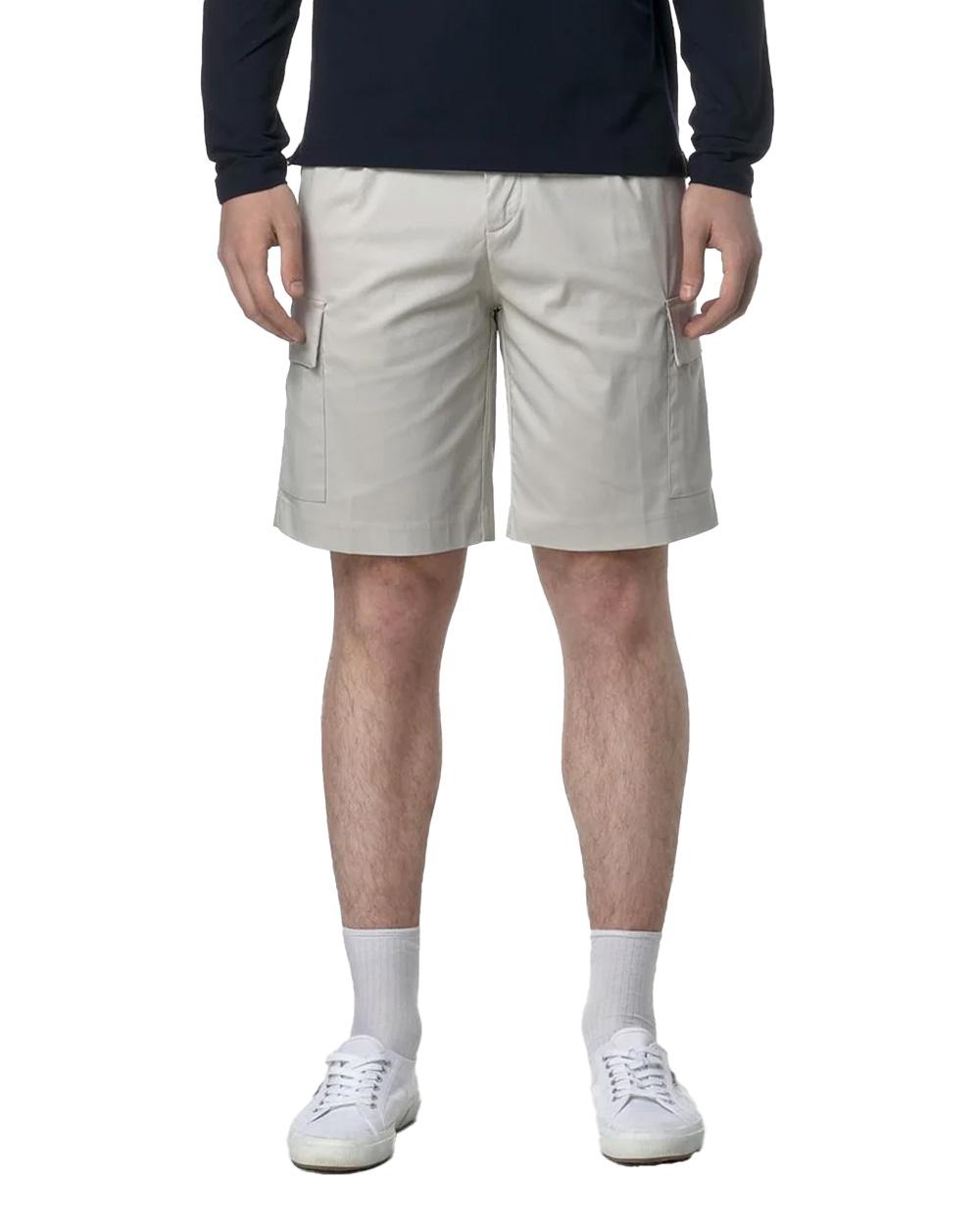 K-WAY Bermuda K-WAY uomo K6133NW SERJE TWILL TECH Beige cargo cotone tasche K6133NW 634 