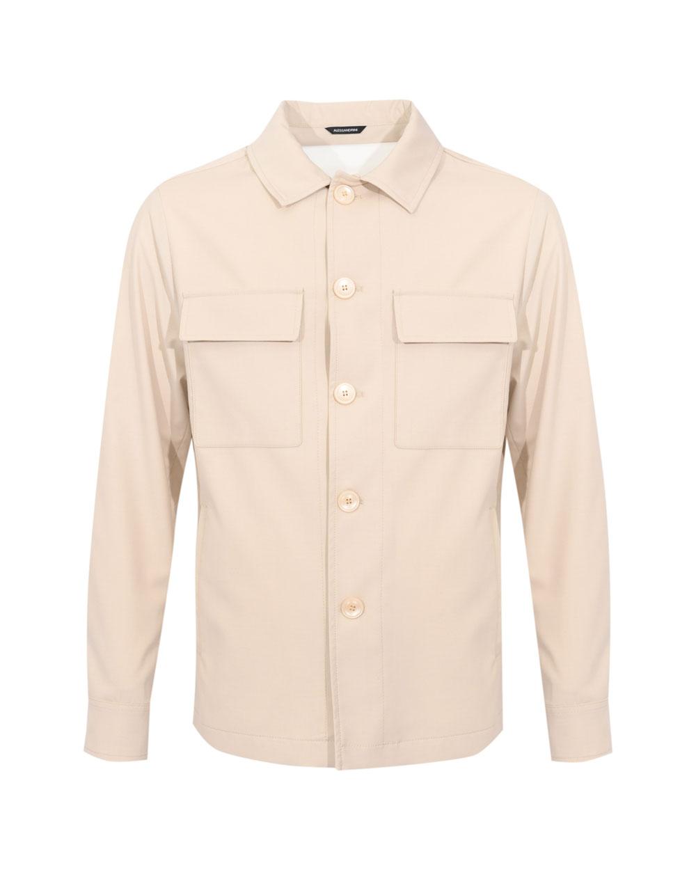 DANIELE ALESSANDRINI Overshirt Daniele Alessandrini uomo DUJG0002 sabbia DUJG0002PL0101 2001 