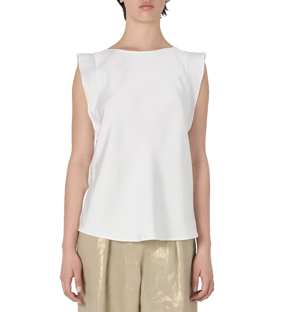 PENNYBLACK Blusa Pennyblack donna Carter 2511161202200 Bianco scollo a barca poliestere 2511161202200 009 