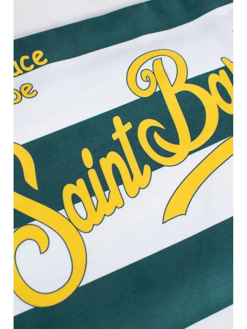 MC2 SAINT BARTH Telo MC2 Saint Barth donna AIDAN05134H5191 verde a bande AIDAN05134H 5191 