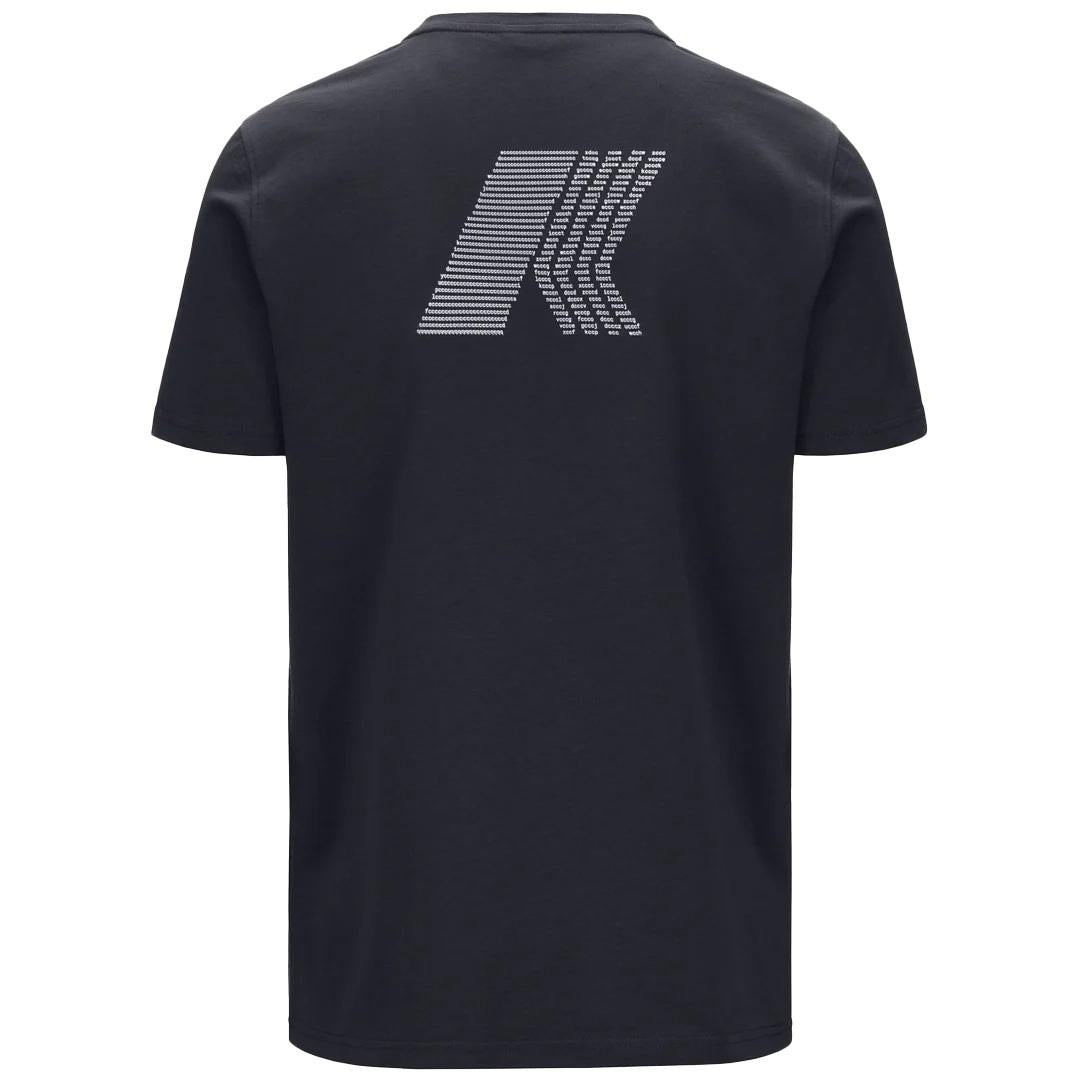 K-WAY T-shirt K-way uomo K3138LW 634 blu odom ascii code K3138LW K89 