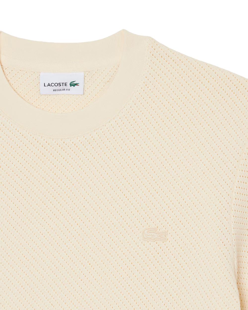 LACOSTE T-shirt LACOSTE uomo TH2665 Beige TH2665 056 