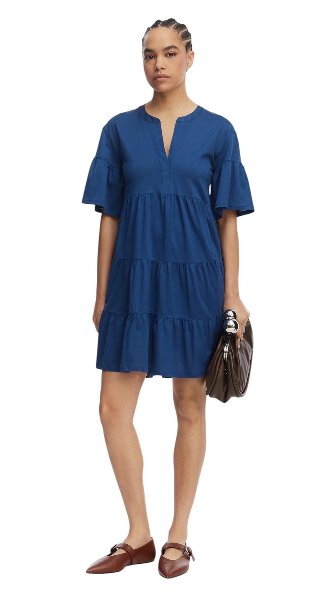 WEEKEND Abito Weekend donna 2615621042600 004 Saggina in jersey di cotone Blu<BR/> 2615621042600 004 