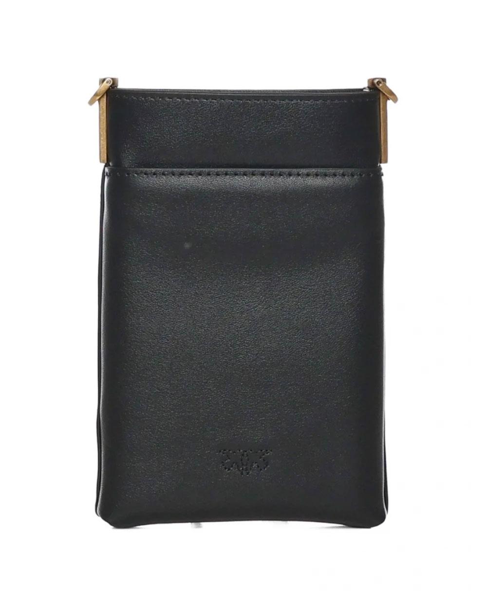 PINKO Phone case Pinko donna 106403A0QO nero<BR/> 106403A0QO Z99Q 