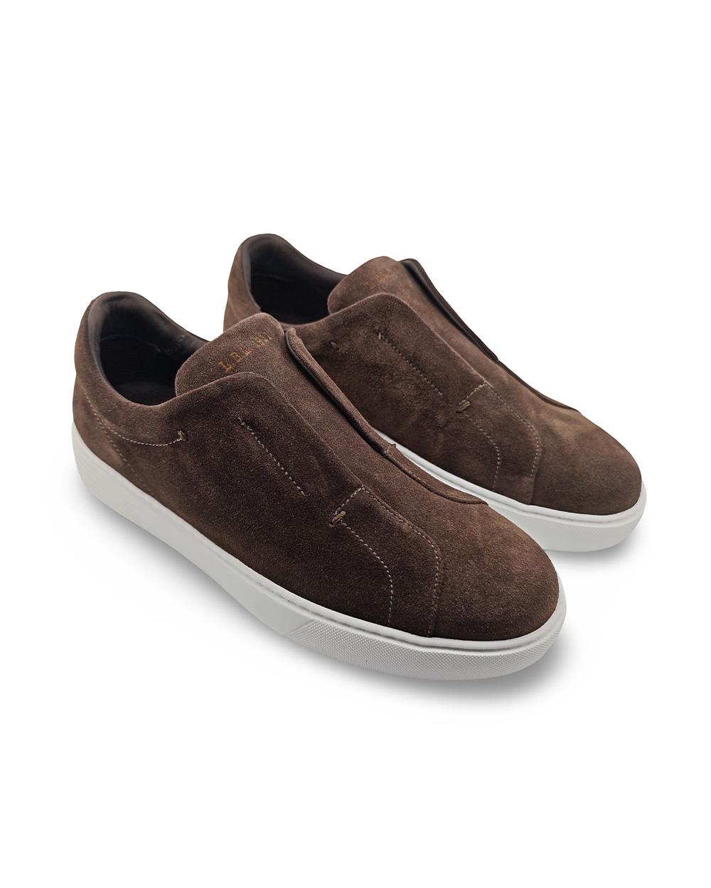 L.B.M. 1911 Sneakers L.B.M. 1911 uomo 685069072 Marrone pelle scamosciata suola gomma foderata 685069072 5 