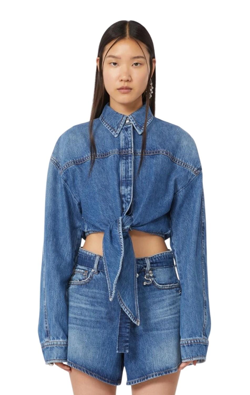 SPORTMAX Camicia Sportmax donna 2612111032600 005 Pevera jeans Blu<BR/> 2612111032600 005 