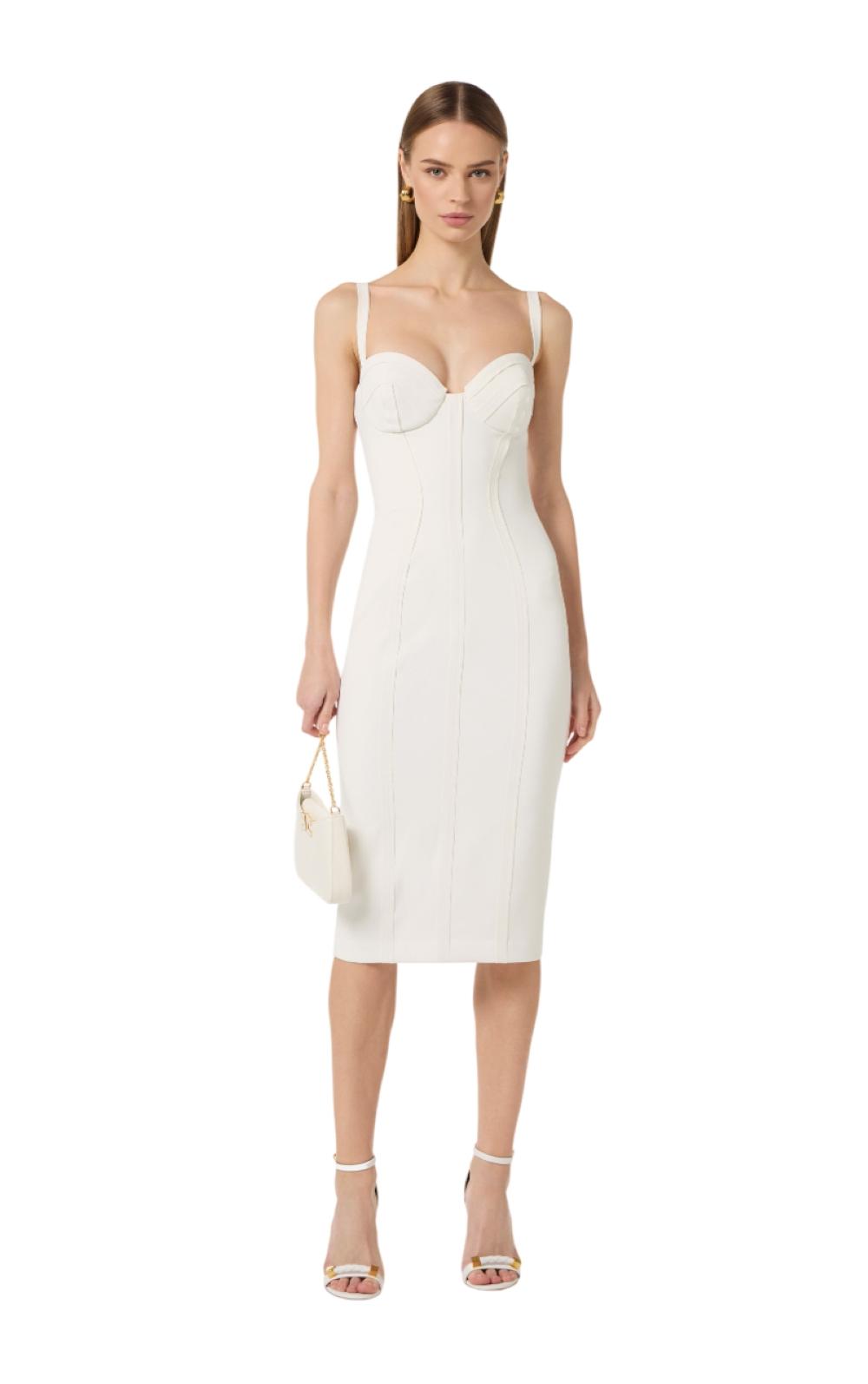 ELISABETTA FRANCHI Abito Elisabetta Franchi donna AB91861E2360 The Club Avorio<BR/> AB91861E2 360 