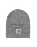CARHARTT WIP men's hat I020175 Warm grey ribbed acrylic fabric