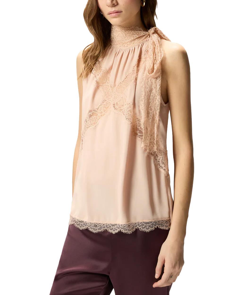 PINKO Top PINKO donna 106263A32Y Pesca scollo americana pizzo linea fluida 106263A32Y Q35 