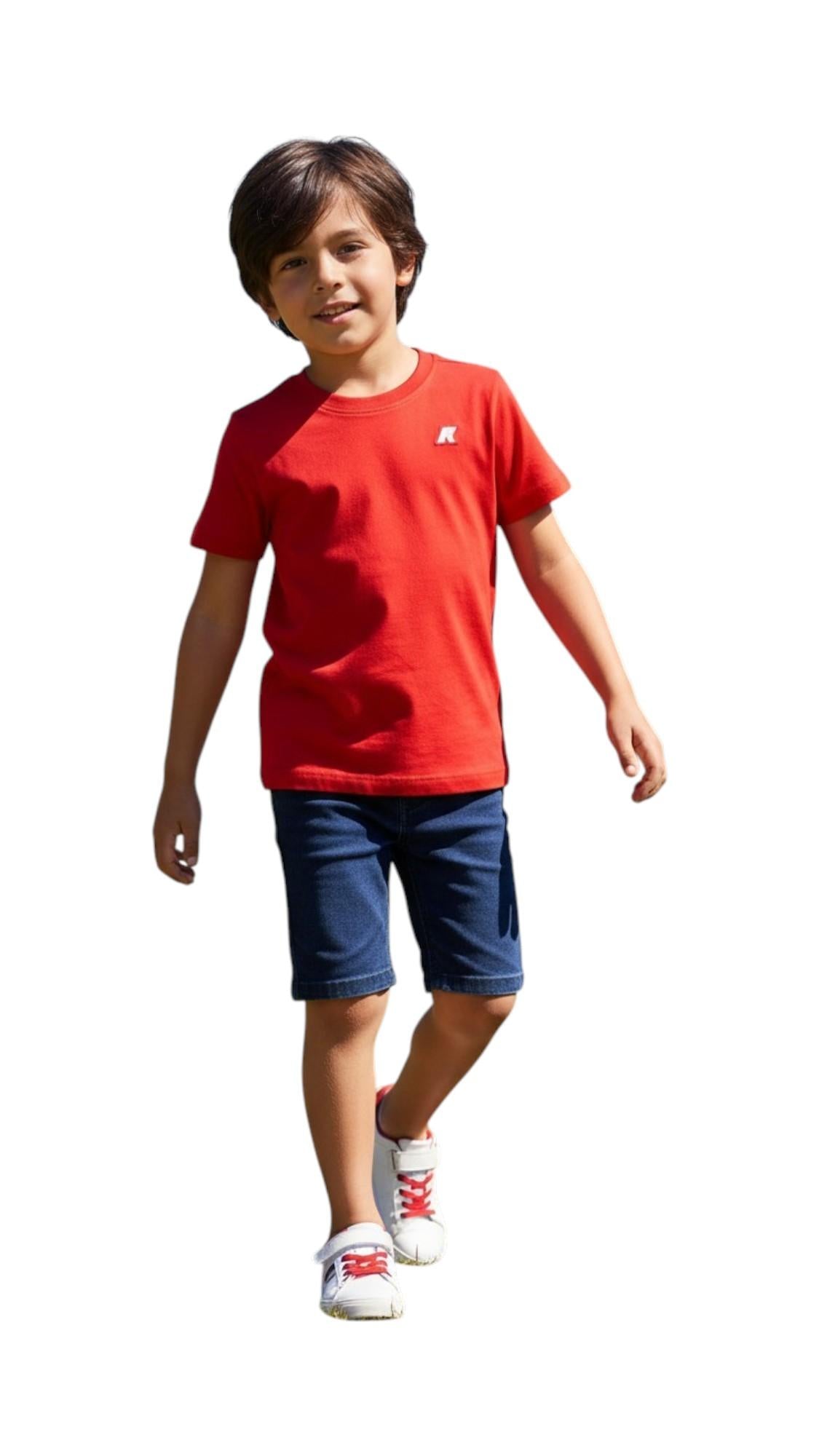 K-WAY T-shirt K-WAY bambino K21457W B04 Rosso K21457W B04 