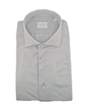 Camicia XACUS uomo ACT558ML11460 Bianca micro lavorazione collo francese a vela aperta