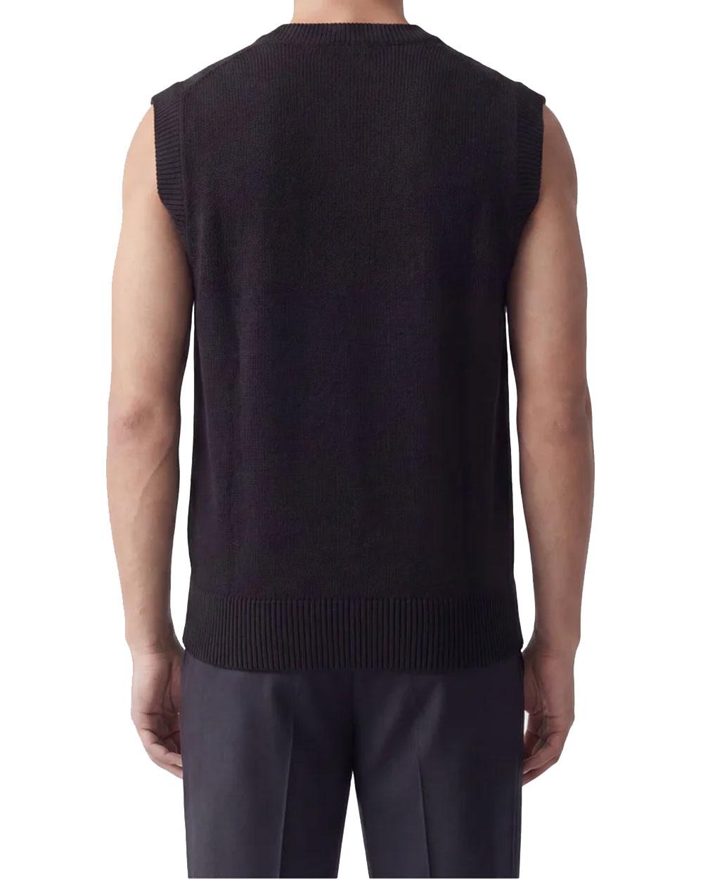 DANIELE ALESSANDRINI Gilet Daniele Alessandrini uomo DUMC0005YPC0001 nero maglia<BR/> DUMC0005YPC0001 900 