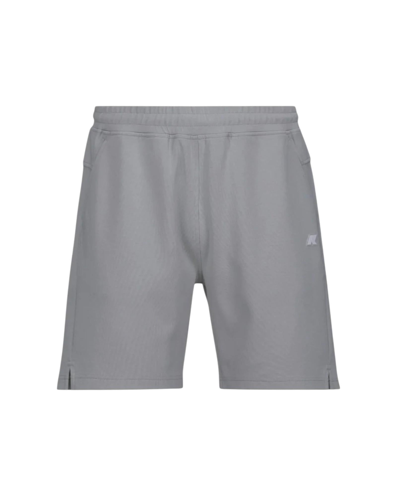 K-WAY Bermuda K-WAY uomo K2122XW 411 Keny Interlock in tessuto interlock Grigio K2122XW 411 