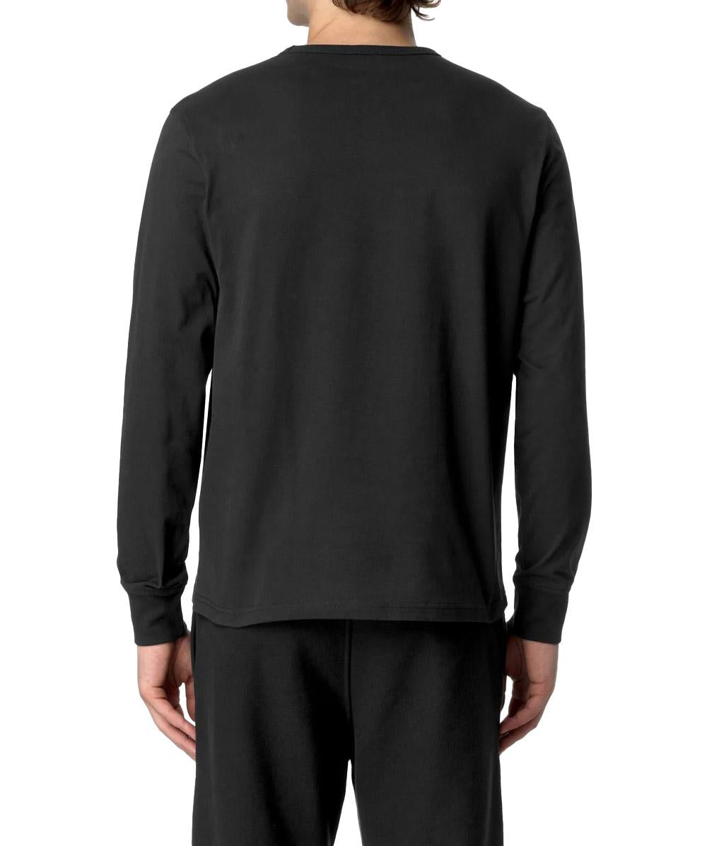 K-WAY Maglia K-way uomo K8136DWUSY Elmer Js Peach nera girocollo slim fit K8136DW USY 