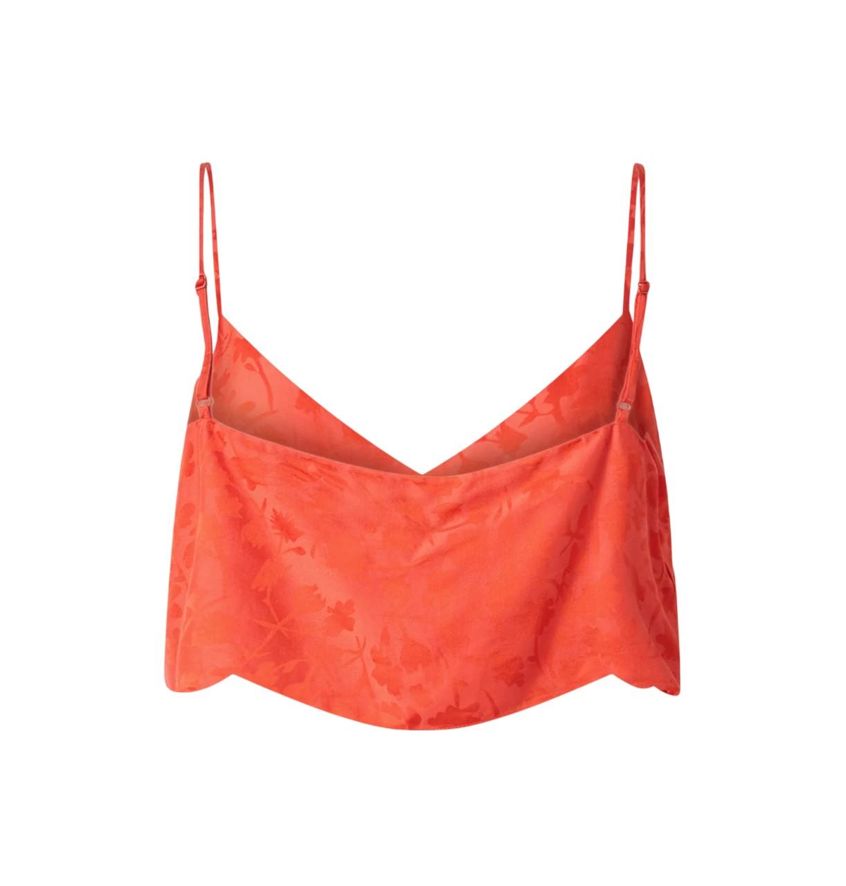 PINKO Top Pinko donna 106869A3AN A99 Alpago corto jacquard Rosso<BR/><BR/> 106869A3AN A99 