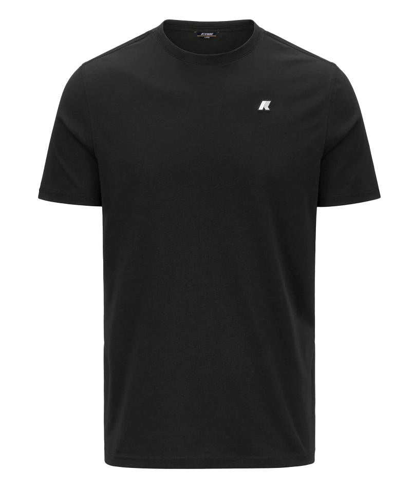 K-WAY T-shirt K-way uomo K7125UW USY nera odom jersey K7125UW USY 