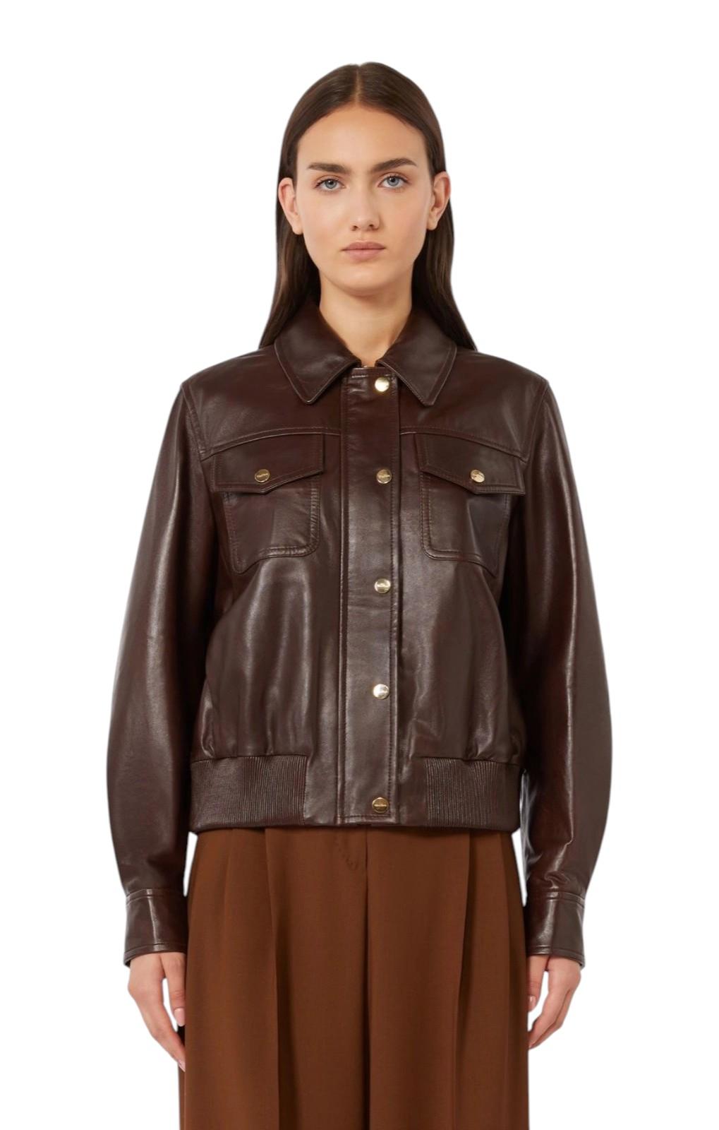 STUDIO Giacca Studio donna 2616441011600 002 Biada in pelle Marrone 2616441011600 002 
