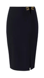 Elisabetta Franchi Women's Skirt GO14761E2110 Iconic Black Permanent