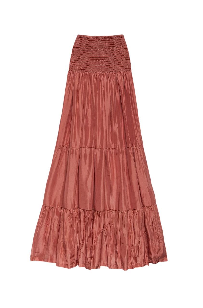 ANIYE  BY Gonna Aniye By donna 185022 02490 Long Skirt Mina Ciliegia<BR/> 185022 02490 