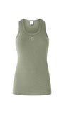 Canotta Pinko donna 100807A338 U84 Calcolatore con applicazione dorata Love Birds Verde