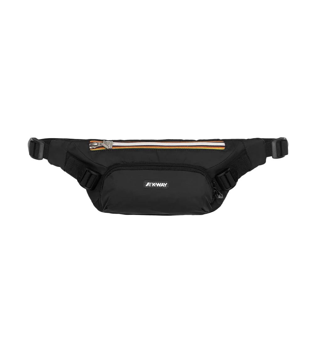 K-WAY Marsupio K-Way Fericy S K7116TW Nero unisex impermeabile antivento idrorepellente logo K7116TW USY 