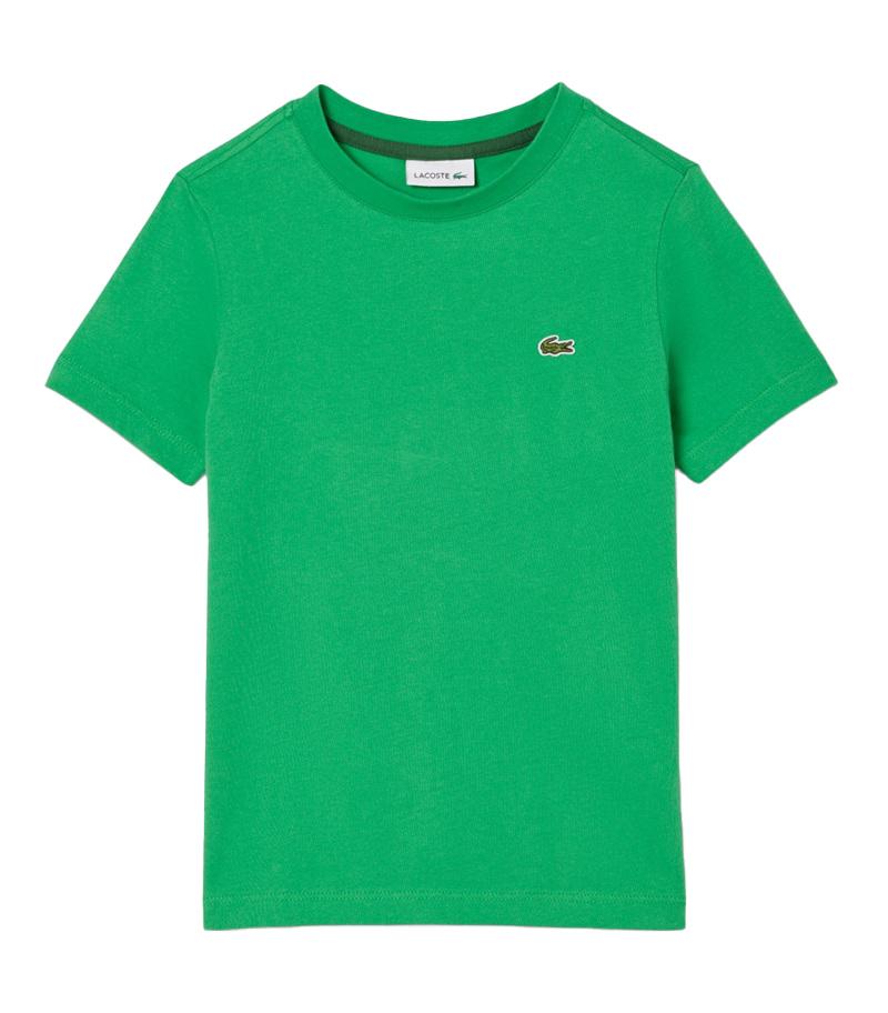 LACOSTE T-shirt Lacoste bambino TJ1122R SIW verde girocollo TJ1122R SIW 