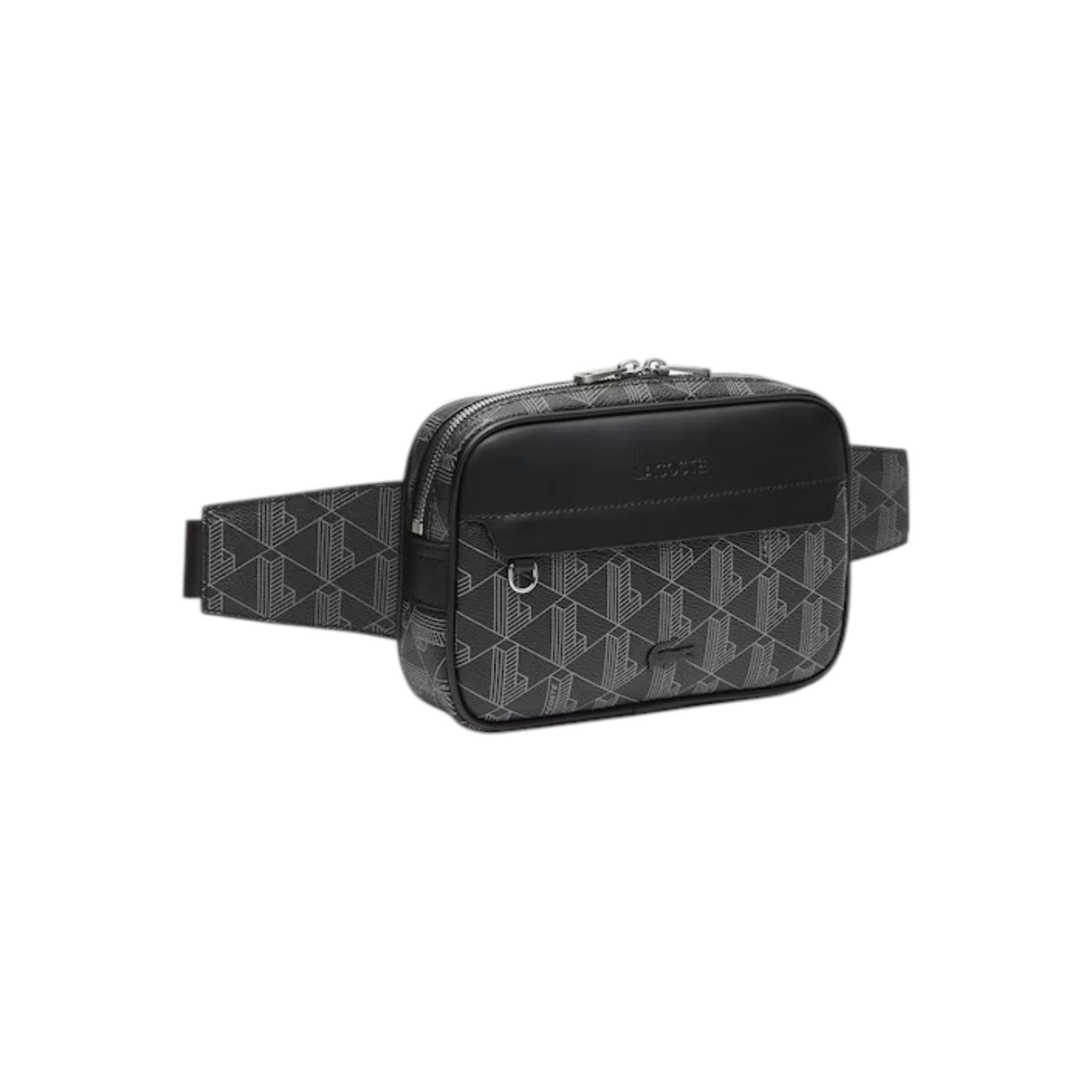 LACOSTE Marsupio LACOSTE uomo NH4004LX H45 Nero Monogram NH4004LX H45 