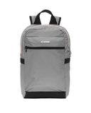 K-WAY Unisex Backpack K8148CW MID LAON Grey water-repellent shoulder straps pocket logo