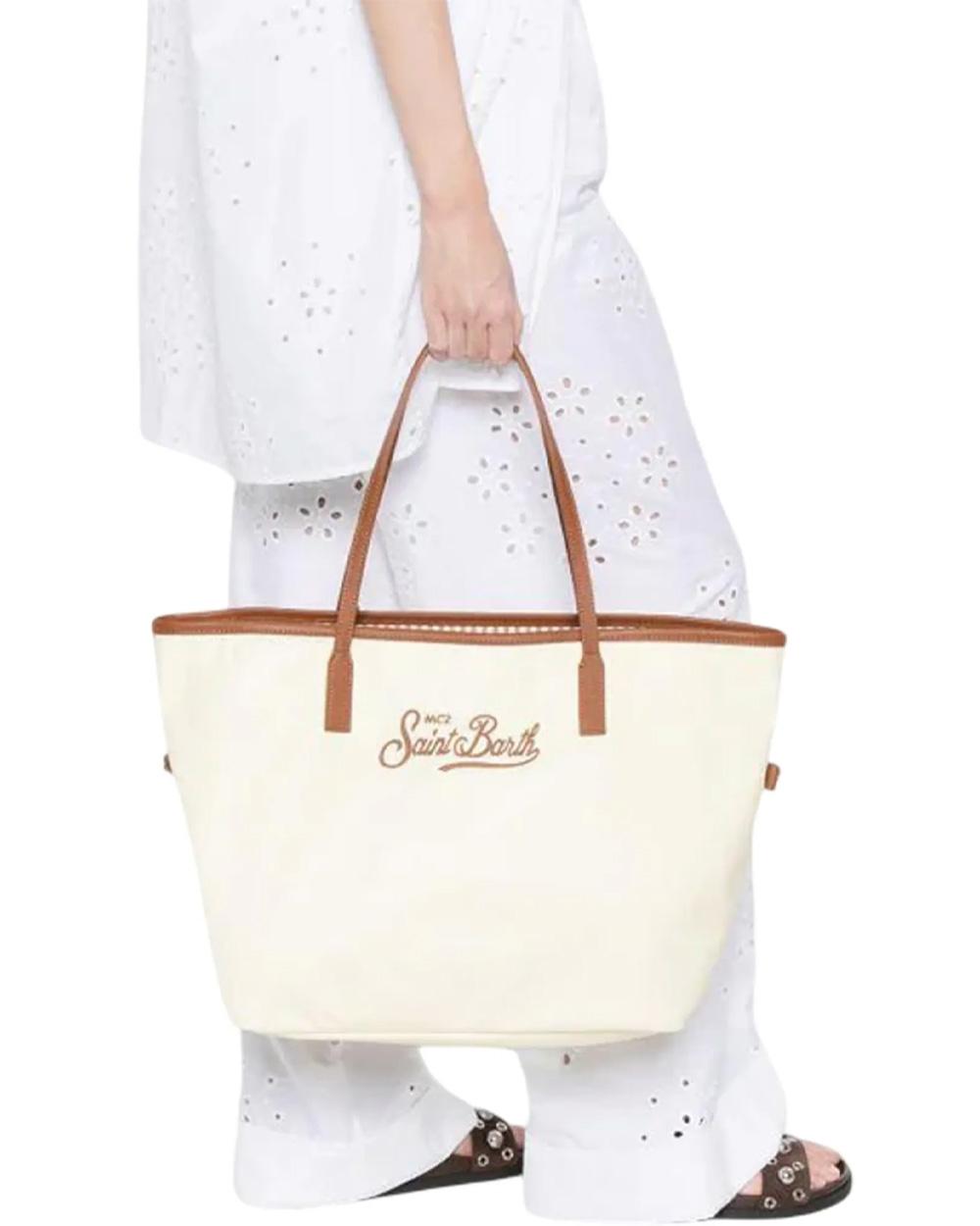 MC2 SAINT BARTH Borsa MC2 SAINT BARTH donna CITY BAG CV000201818L Panna<BR/> CV000201818L 1018 