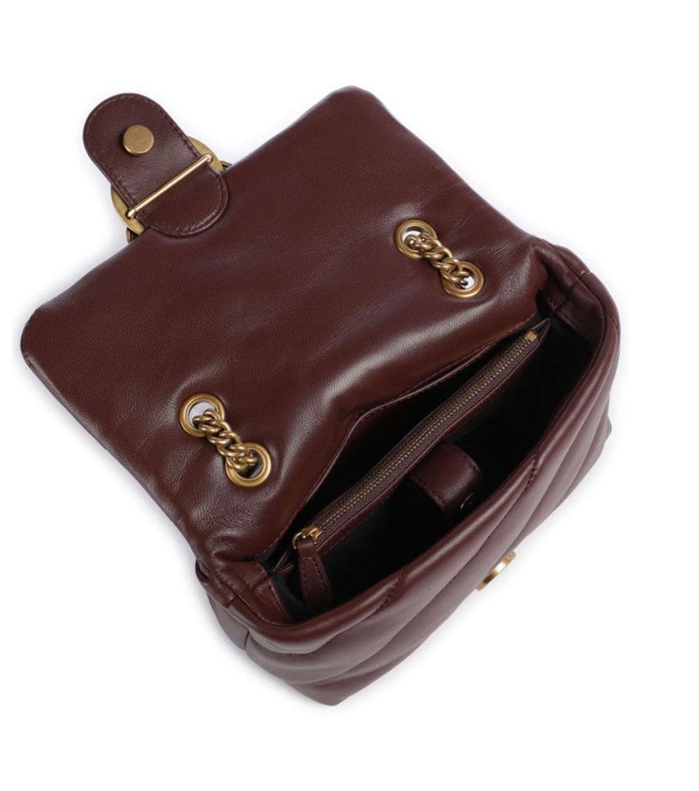 PINKO Borsa Pinko donna 100039 A0F2 Mini Love Puff Maxi bordeaux 100039A0F2 R49Q 