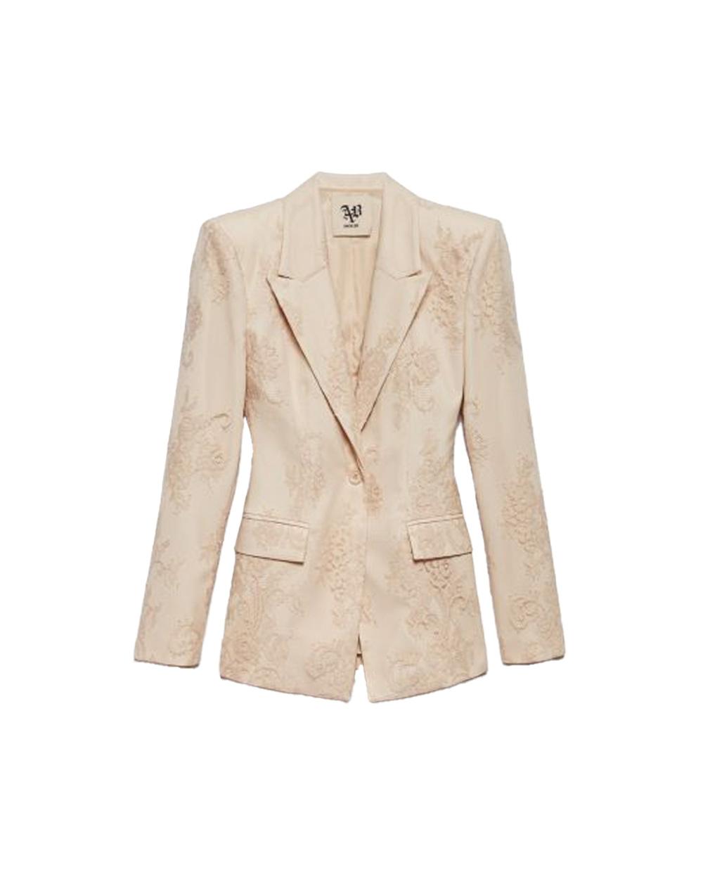 ANIYE  BY Blazer ANIYE BY SILVA donna 185271 Cipria pizzo ricami floreali revers a lancia monopetto 185271 02486 