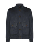 Men's RRD Jacket 26018 60 Nabucco Val Jkt Suede Effect Blue